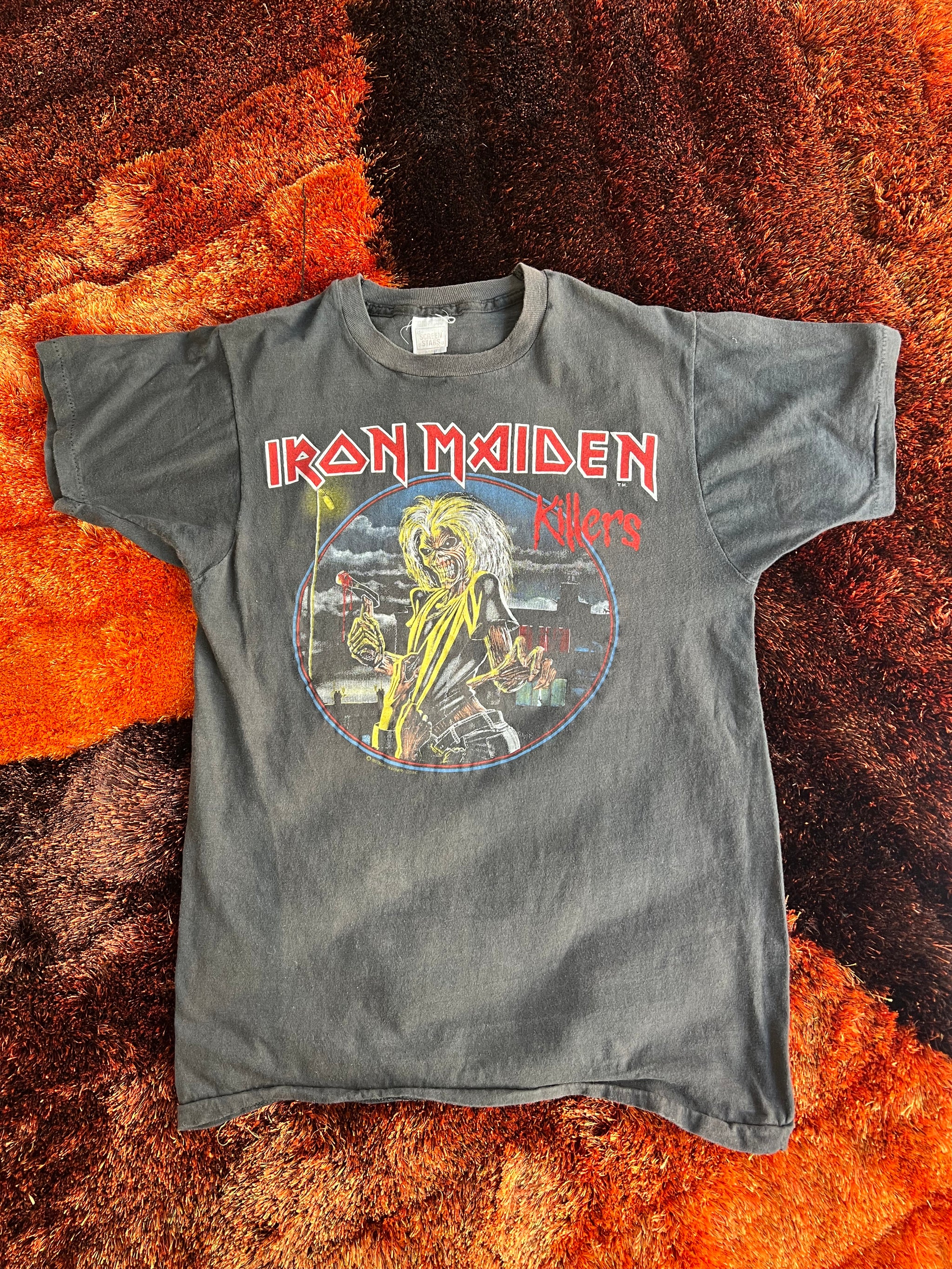 RARE 1981 Iron Maiden Tour Tee – Classic Rock Couture RARE 1981 Iron Maiden Tour Tee – Classic Rock Couture
