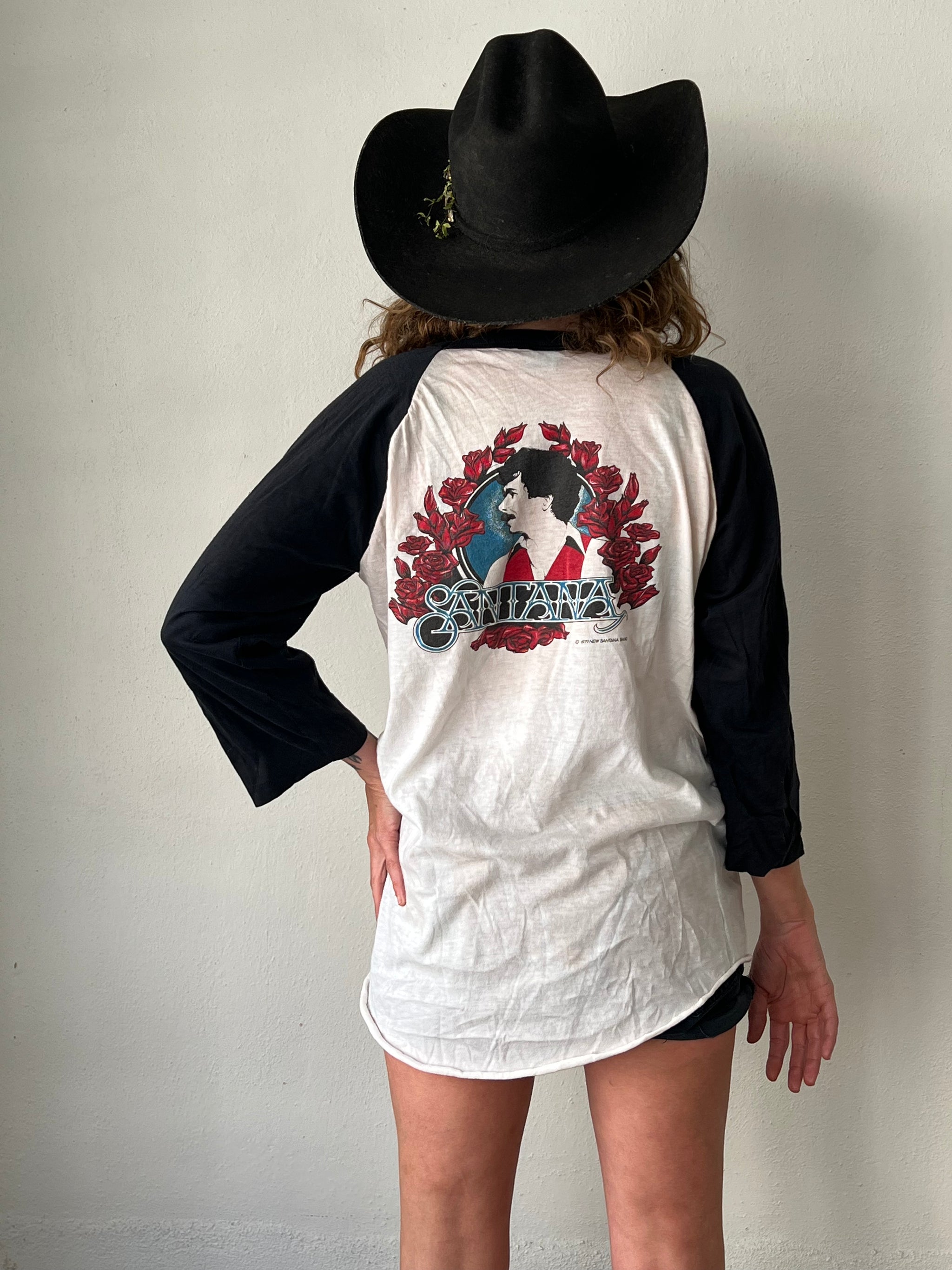 1979 Santana Vintage Raglan Tee – Classic Rock Couture
