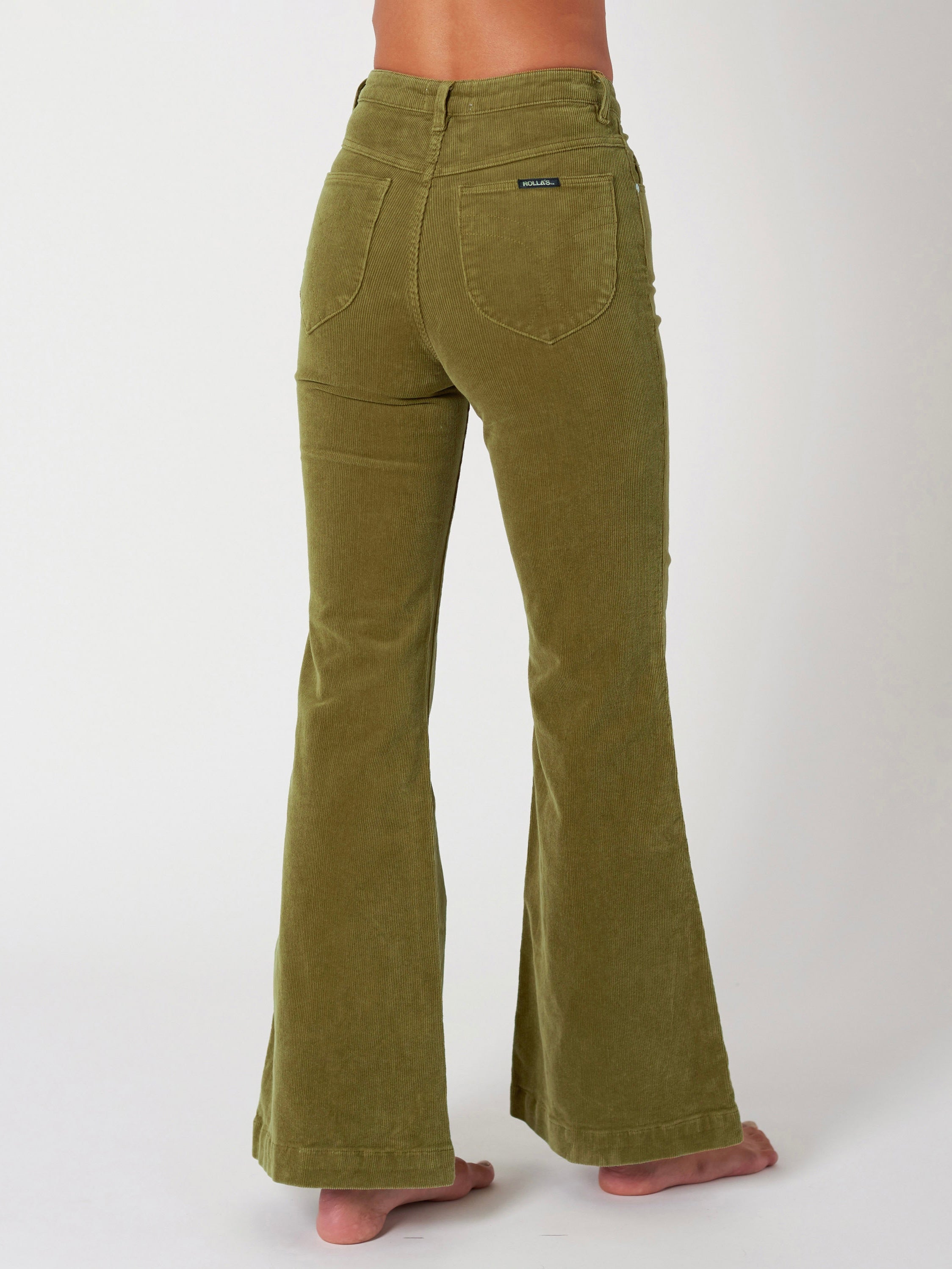 Olive Green Eastcoast Flare – Classic Rock Couture