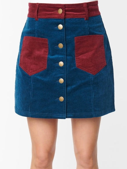 Strange Magic Corduroy Mini Skirt