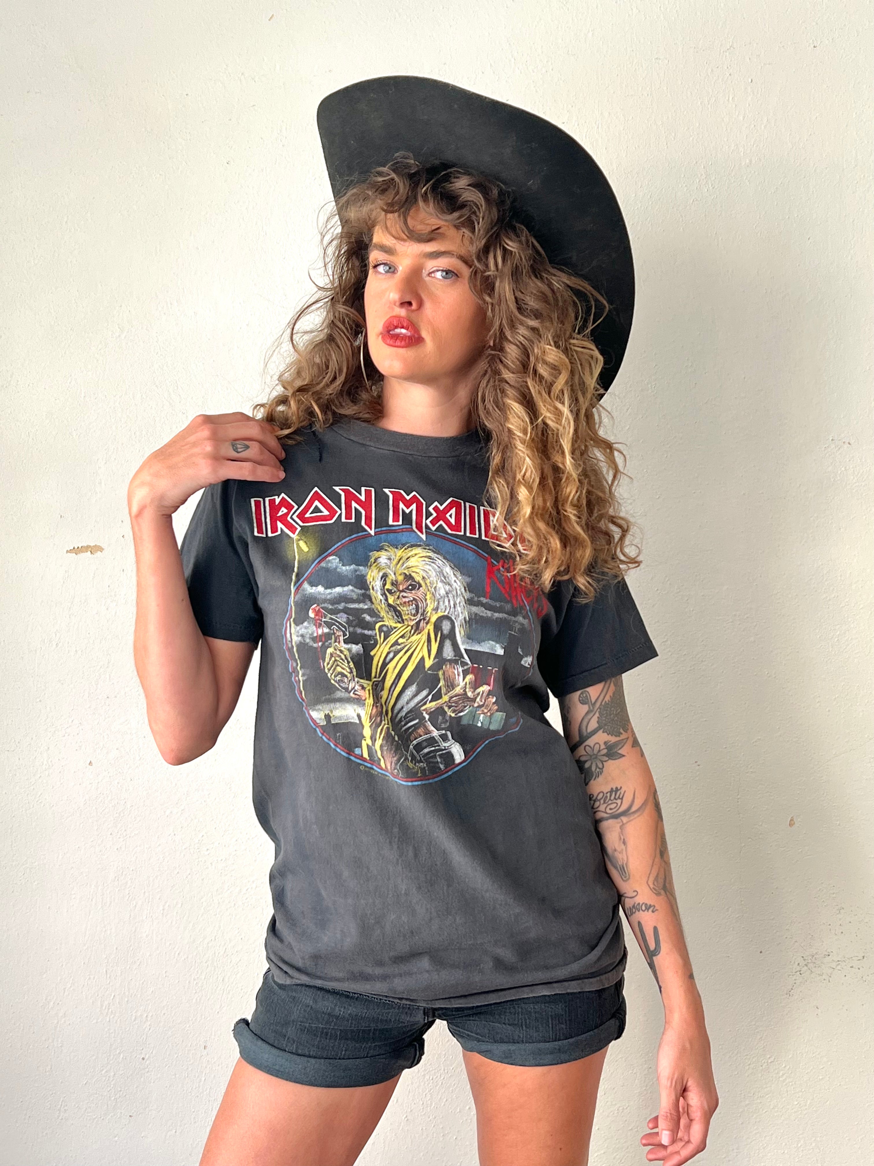 iron maiden t shirt dress H&M Iron Maiden 2017 H&M Oversized T-Shirt Dress