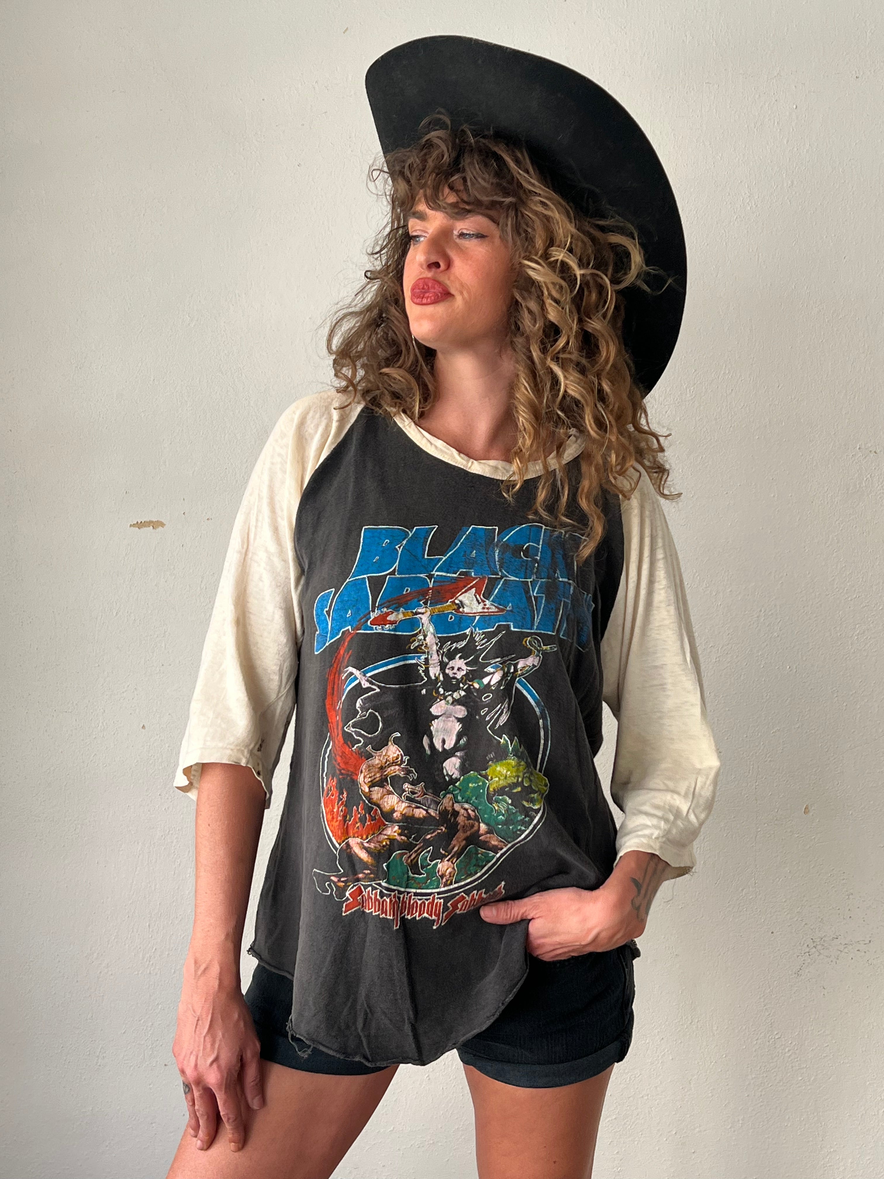 Black sabbath hotsell baseball tee