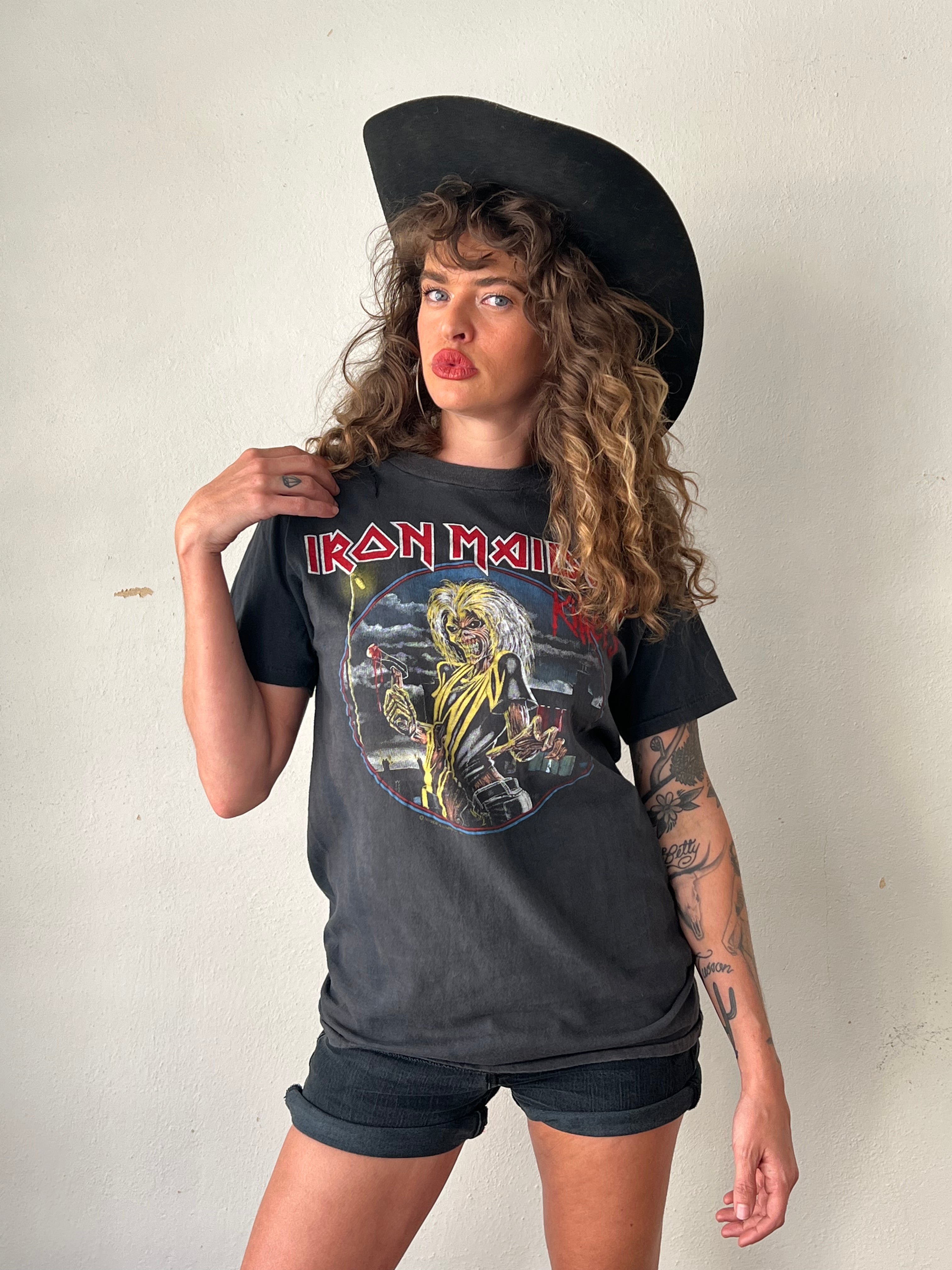 Rare iron maiden shirts on sale