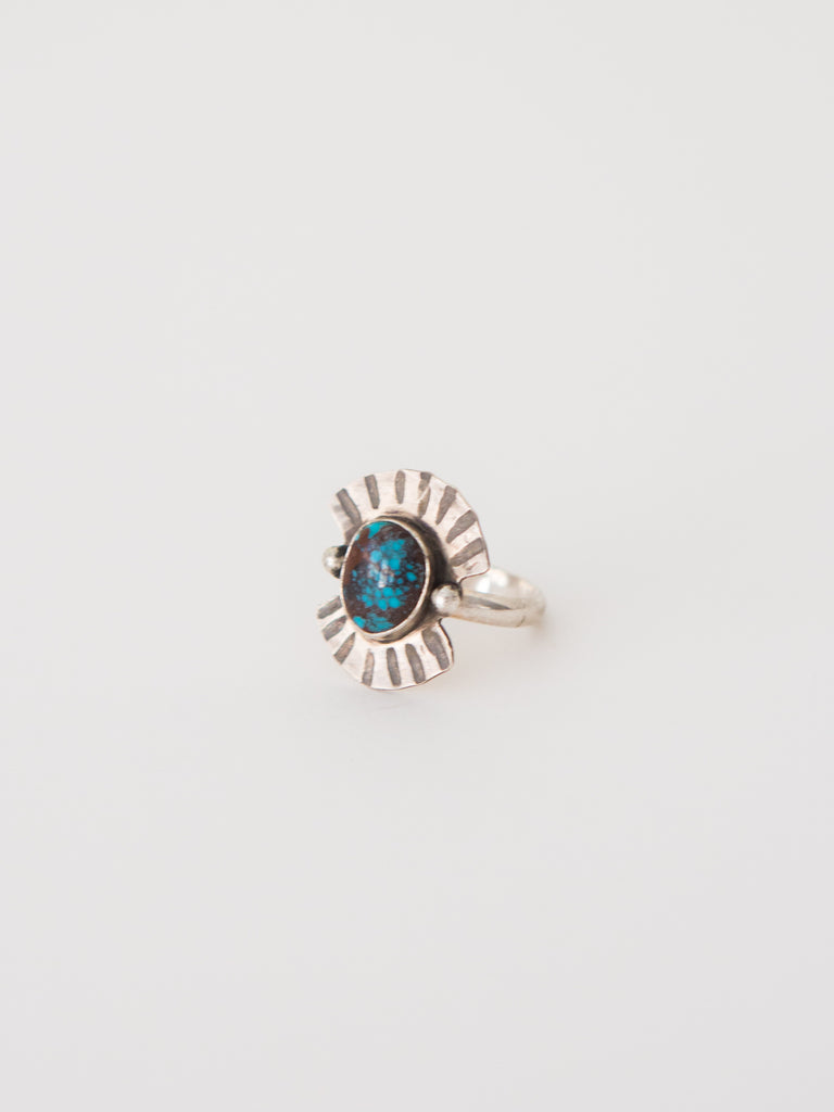 Turquoise Sunburst Ring