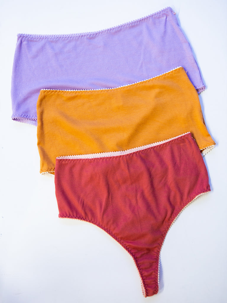 High Waisted Thong